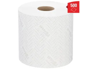 Poetsrol WypAll L10 1-laags 18,3cmx190m 500vel wit 7406 - 4