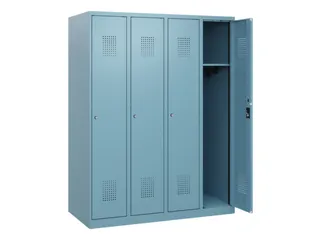 schoollocker,HxBxD 1530x1200x500mm,4vak,vak B 300mm,cil.-slot - 1