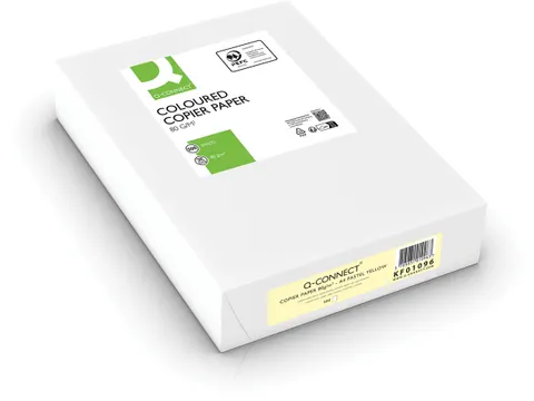 gekleurd kopieerpapier A4 80 gram 500vel lichtgeel