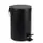 Afvalbak BRASQ pedaalemmer 20 liter zwart rvs