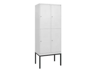 dubbeldekse locker,HxBxD 2120x800x500mm,2x2vak.,vak B 400mm - 1
