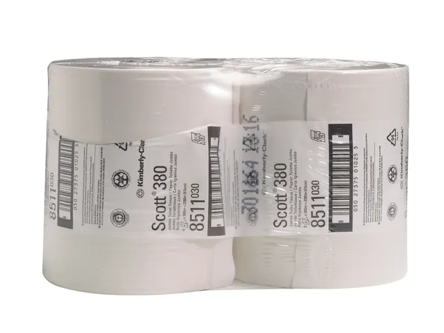 Scott 380 Midi Jumbo Toiletrol 8511 2-Laags 380 Meter Recycled