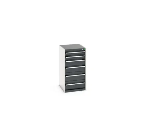 ladekast HxBxD 1000x525x650mm 6laden romp RAL7035 front RAL7016
