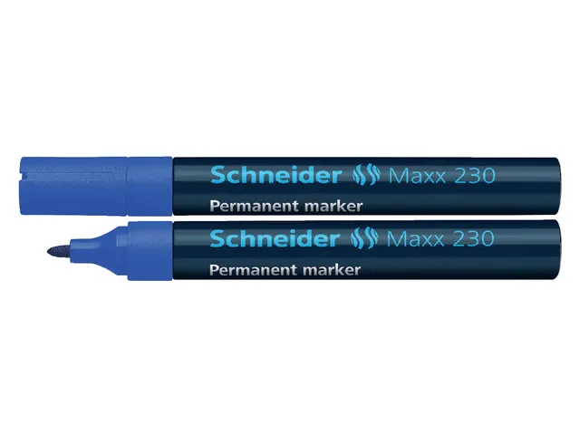 Viltstift Schneider Maxx 230 rond blauw 1-3mm
