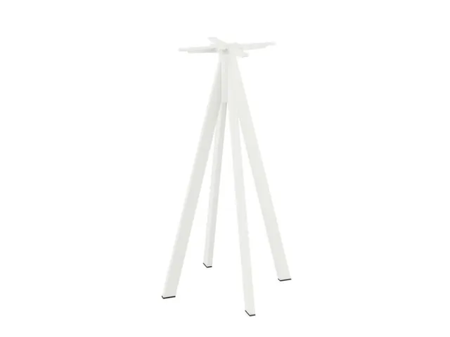 onderstel,HxBxD 1080x600x600mm,v. Terrastafel,staal,wit,verjongd