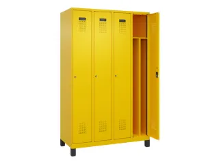 locker voor scheiding van kleding,HxBxD 1950x1200x500mm,4vak - 1