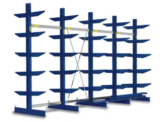 Draagarmstelling Hxbxd 2500X5080X1840Mm 2X6Etages Ral5010 - 1