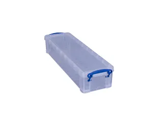 Opbergbox Really Useful 1.5 liter 355x100x70mm transparant wit - 1