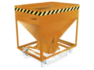 Stortgoedbak Hxlxb 780X1220Mmx1115Mm 375L Wielen Ral2000 - 1