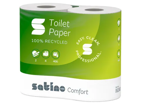 Satino 62480 Toiletpapier 100% recycled 2laags 400 vel 40 Rol