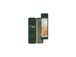 Kleurpotlood Faber-Castell Polychromos blik 6 stuks basiskleuren
