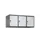 opzetkast,v. locker,3vak.,vak B 400mm,HxBxD 500x1200x500mm,vleugeldeur