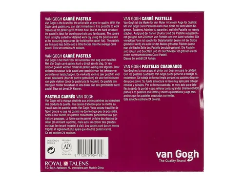 Pastelkrijt Talens Van Gogh Carré 24 kleuren