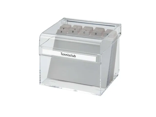 Kaartenbak Maul met index DIN A6 acryl