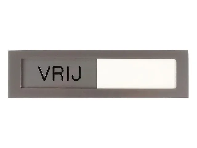 Infobord Deurbordje Vrij-bezet 150x40mm