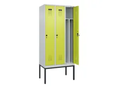 locker voor scheiding van kleding,HxBxD 2120x900x500mm,3vak