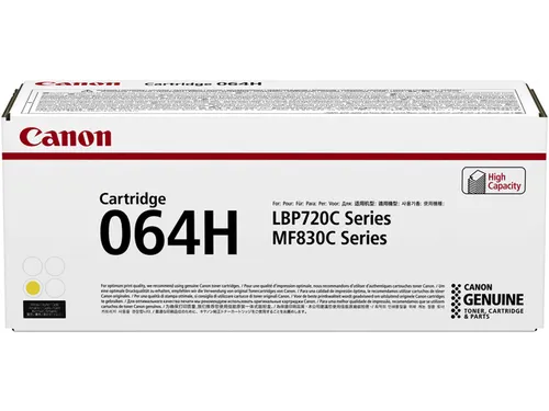 Canon 064H Toner Geel 10.400 pag. voor i-SENSYS LBP722