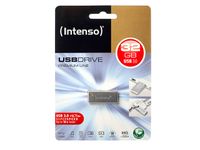 Intenso Usb Stick 3.0 32gb Zilver Premium