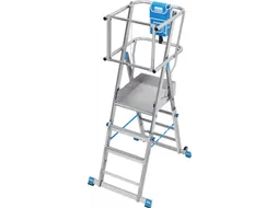 telescoop-platformladder,bordes HxBxD 150x500x600mm
