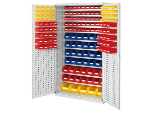Ruime Bakkenkast 1950x1100x570mm 169 Magazijnbakken Gesleufd/geperf
