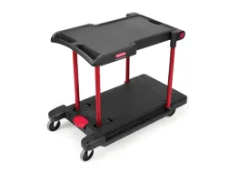 Multifunctionele Servicewagen Rubbermaid 181kg zwart rood