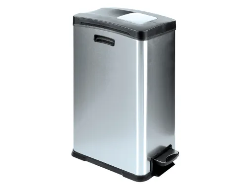 Afvalbak Rejoice EKO 30 liter met kunststof binnenbak RVS