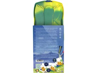 Waterverfdoos Faber-Castell Connector 12 kleuren + 1 tube glow in the - 2
