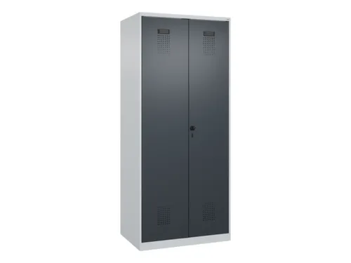locker voor scheiding van kleding,HxBxD 1850x800x500mm,2vak