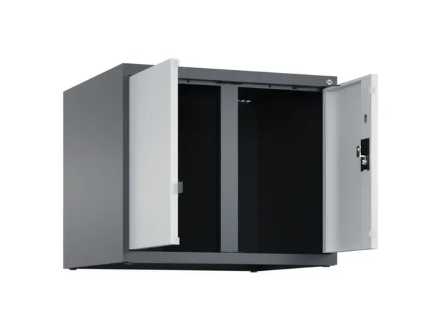 opzetkast,v. locker voor scheiding van kleding,2vak.,vak B 300mm