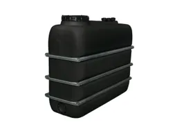 Opslagtank Ruimtebesparend Pe Hxlxb 1690x2070x720mm 2000 Liter Zwart