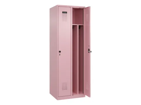 locker voor scheiding van kleding,HxBxD 1850x600x500mm,2vak