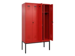 locker voor scheiding van kleding,HxBxD 2120x1200x500mm,4vak