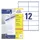 Etiket Avery Zweckform 3424-200 105x48mm wit 2400stuks