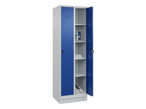 wasgoedverdeelkast,HxBxD 1950x600x500mm,vak B 300mm,draaigrendel