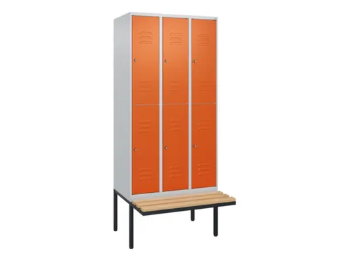Dubbeldekse dekenkist,HxBxD 2120x900x815mm,3x2vak.,vak B 300mm