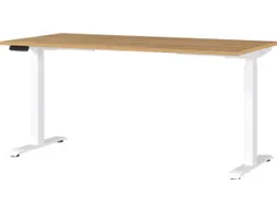 Elektrisch ihv bureau,HxBxD 720-1200x1600x800mm,blad Grandson-eiken