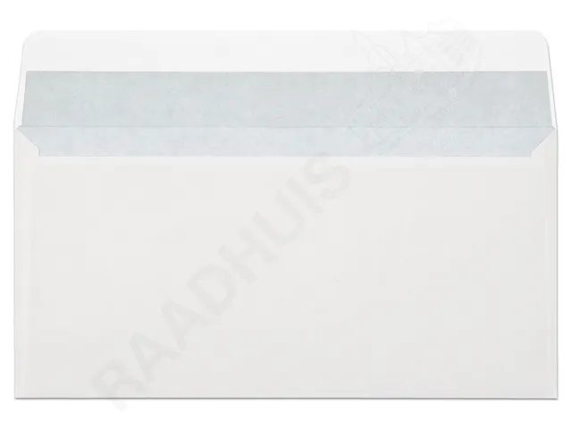 Dienstenvelop Venster Rechts Raadhuis 110x220mm Dl (ea5/6) Wit Gegomd