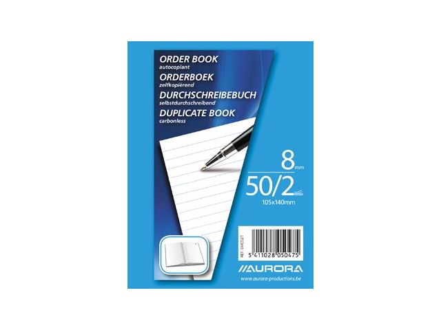 Aurora Orderbook 105x140 Zelfkopierend | Bedrijfsformulier.be