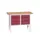werkbank,HxBxD 830-930x1250x600mm,multiplexblad,uitrusting: 6lades