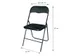 Chaise pliante BRASQ FC100 noir