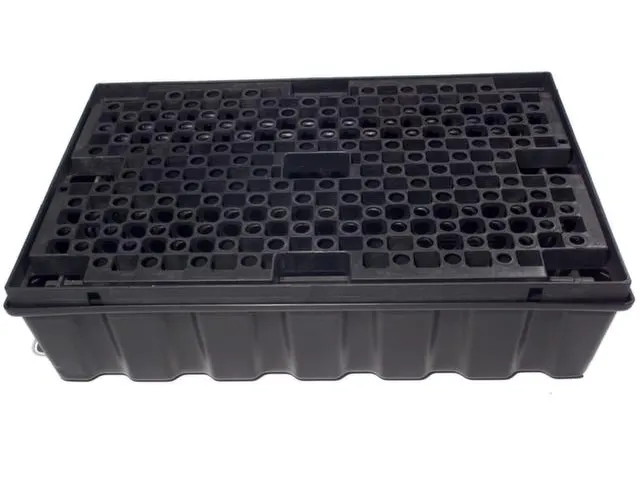 Opvangbak 2x 200l 220l Pe 270x 1220x 820mm