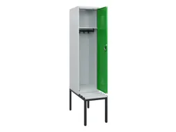 locker met bank,HxBxD 1950x400x815mm,1vak,vak B 400mm,cilinderslot
