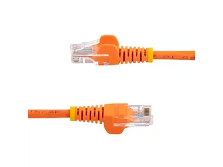 1m Cat5e patchkabel met snagless RJ45 connectors UTP oranje - 3