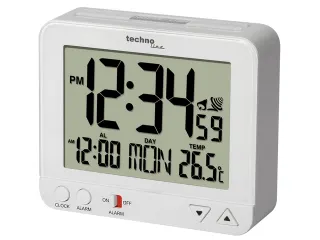 Wekker Technoline WT 195 95x80x32mm wit - 2