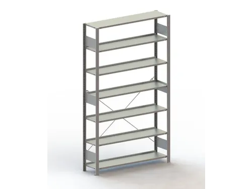 Inhaakstelling Basisveld 2200x1306x336mm 7legborden 80kg Verzinkt