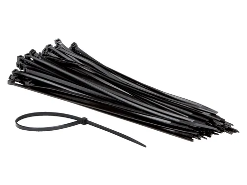 Kabelbinders IEZZY nylon 2.5x100mm D 20.5mm zwart 100 stuks