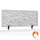 Akoestisch Bureaupaneel met patroon uitsnede 60x160cm Lichtgrijs