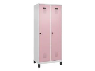 locker,HxBxD 1950x800x500mm,2vak,vak B 400mm,draaigrendel,voeten - 3