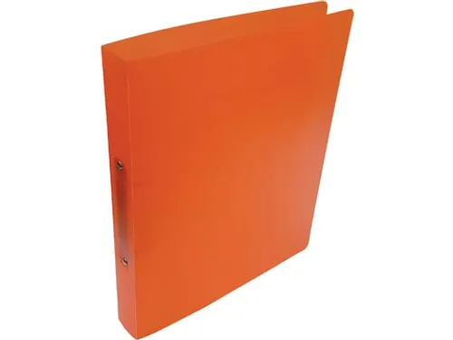Ringmap voor ft A4, uit PP 2 ringen van 25mm transparant Oranje