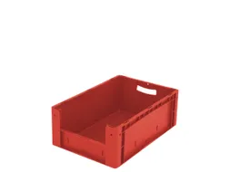 Euronorm Stapelkrat M. Grijpopening Pp Hxlxb 220X600X400Mm Rood